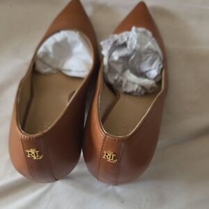 Ralph Lauren Women's Brown Leather Loafers